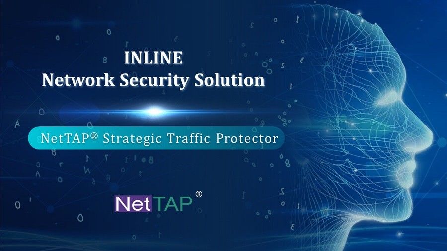 Solução INLINE da segurança da rede das soluções da torneira da rede baseada no protetor estratégico do tráfego de NetTAP®